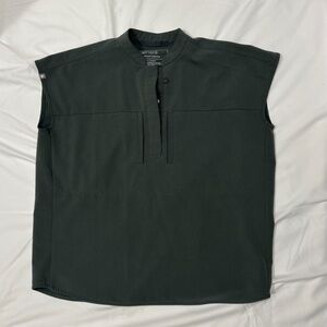 Figs Rafaela Oversized Scrub Top Khaki color size XS